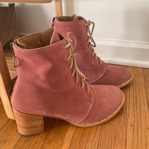 Beek By Two Birds Meadowlark Boots Size 8 in Rose